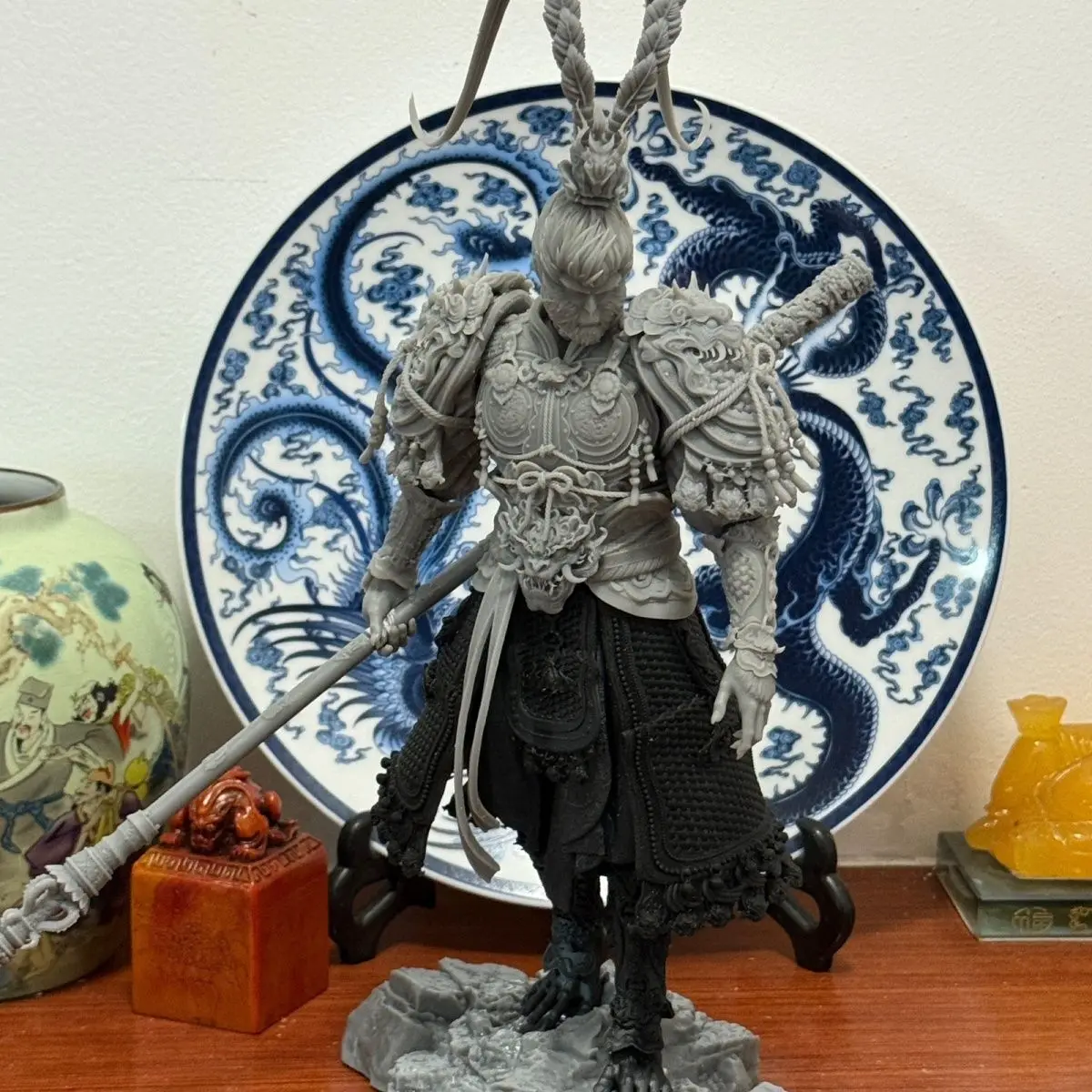 3D Printed Large Monkey King Destiny Great Sage High Precision Resin White Model Unpainted DIY Figure Game Peripherals Custom
3D Printed Large Monkey King Destiny Great Sage High Precision Resin White Model Unpainted DIY Figure Game Peripherals Custom