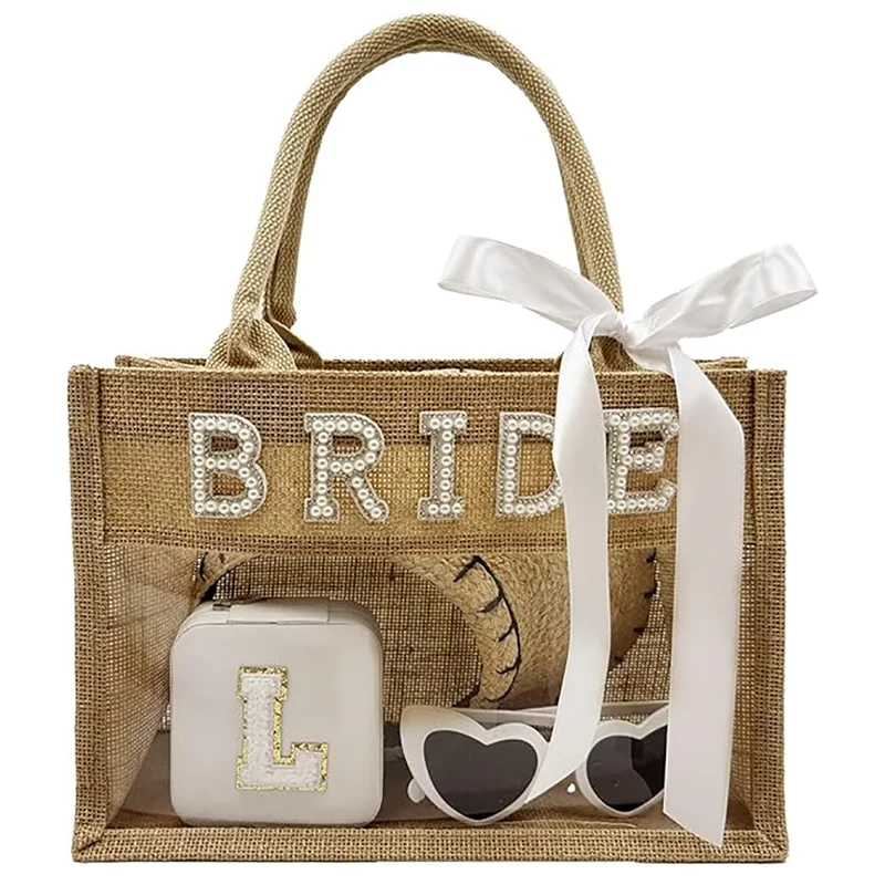 Bride To Be Beach Tote Pearl Rhinestone Letters Bachelorette Party Supplies Wedding & Honeymoon Gift Bag Decoration 2025 Item
Bride To Be Beach Tote Pearl Rhinestone Letters Bachelorette Party Supplies Wedding & Honeymoon Gift Bag Decoration 2025 Item