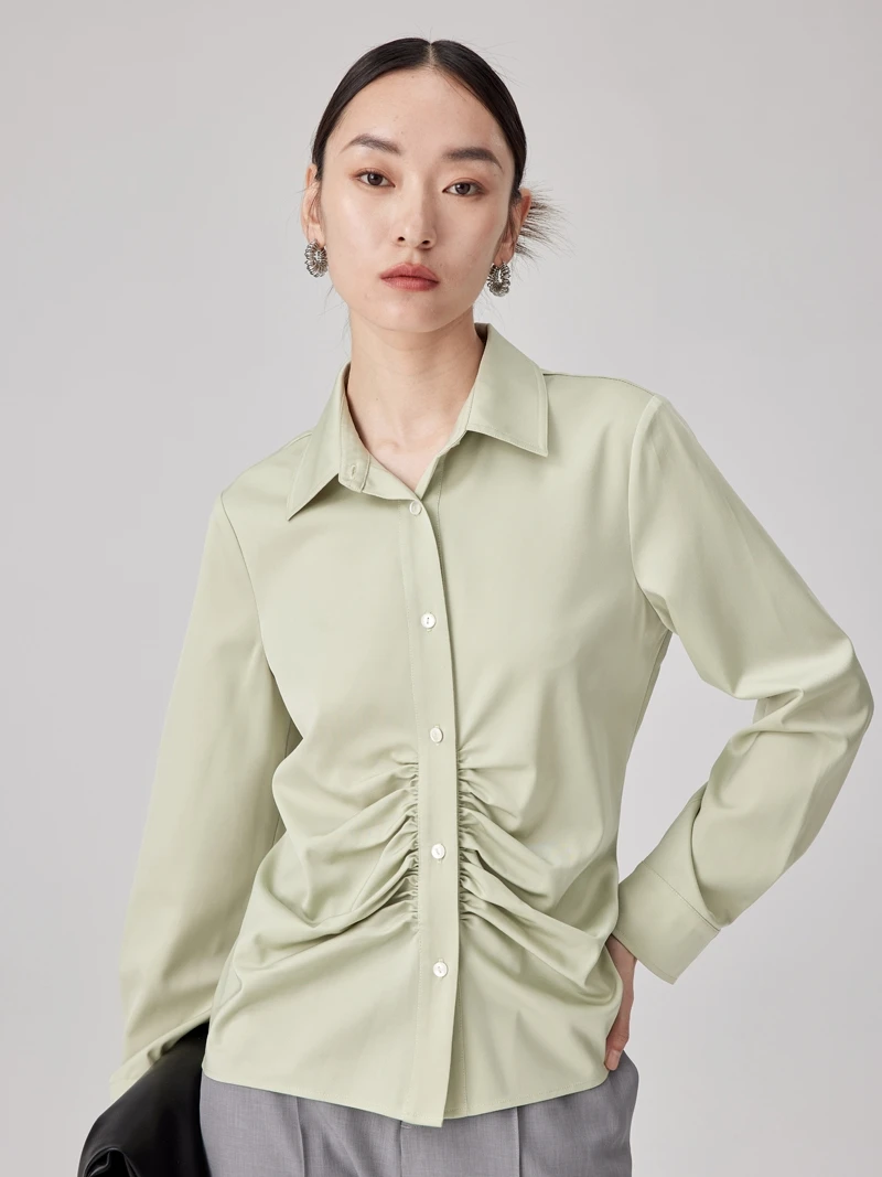 BLANK LABEL Премиум-рубашка из глянцевого ацетатного сатина с длинным рукавом, женская, черная, с отворотами, осенняя, простая, для повседневной носки, однотонная
BLANK LABEL Премиум-рубашка из глянцевого ацетатного сатина с длинным рукавом, женская, черная, с отворотами, осенняя, простая, для повседневной носки, однотонная