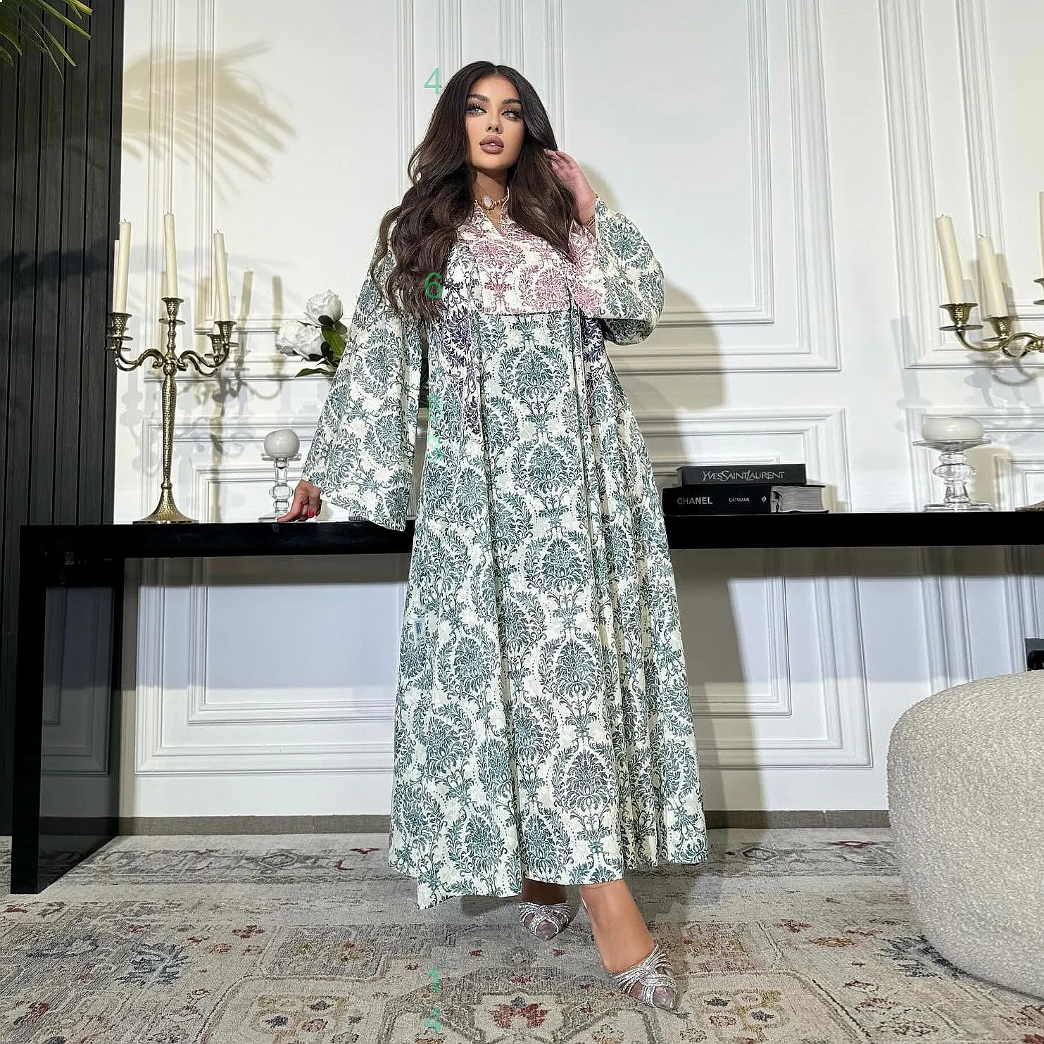 Summer Spring Long Sleeve Flared Dress Blouse Top Loose Printed Swing Dresses Jumpsuit Playsuit Matching Set
Summer Spring Long Sleeve Flared Dress Blouse Top Loose Printed Swing Dresses Jumpsuit Playsuit Matching Set