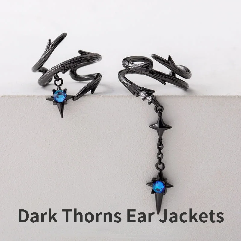 Dark piercing earrings, ear clips, niches, cool retro earring jackets, cosplay jewelry, Christmas gifts, wholesale, new
Dark piercing earrings, ear clips, niches, cool retro earring jackets, cosplay jewelry, Christmas gifts, wholesale, new