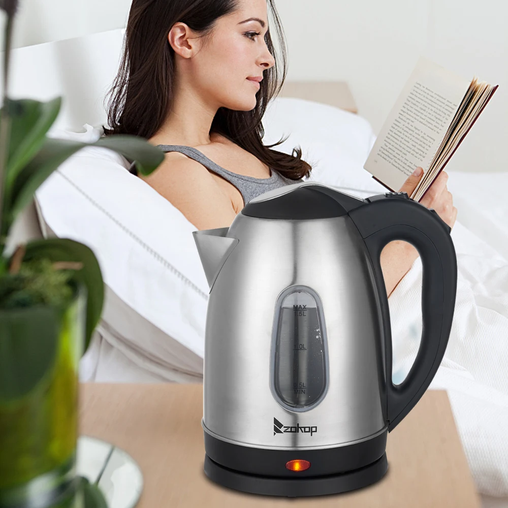 Электрический чайник ZOKOP HD 1802S, 120В, 1200Вт, 1.5Л, из нержавеющей стали, с окном для контроля уровня воды, автоматическим отключением, вращающимся на 360° основанием, красный (стандарт США)
Электрический чайник ZOKOP HD 1802S, 120В, 1200Вт, 1.5Л, из нержавеющей стали, с окном для контроля уровня воды, автоматическим отключением, вращающимся на 360° основанием, красный (стандарт США)