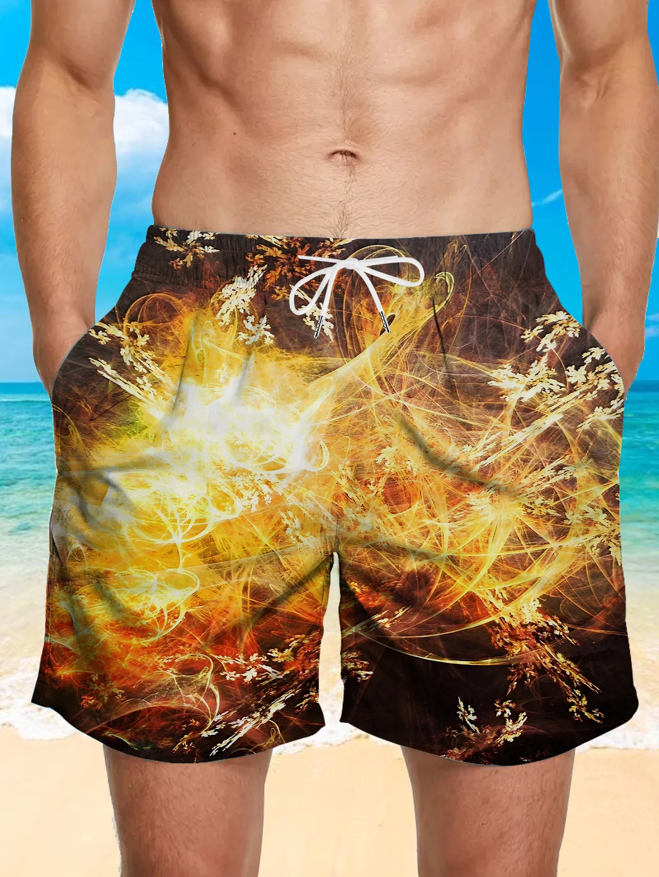Seaside Vacation Men Beach Shorts Full Digital Print High Elastic Quick Dry Trunks
Seaside Vacation Men Beach Shorts Full Digital Print High Elastic Quick Dry Trunks