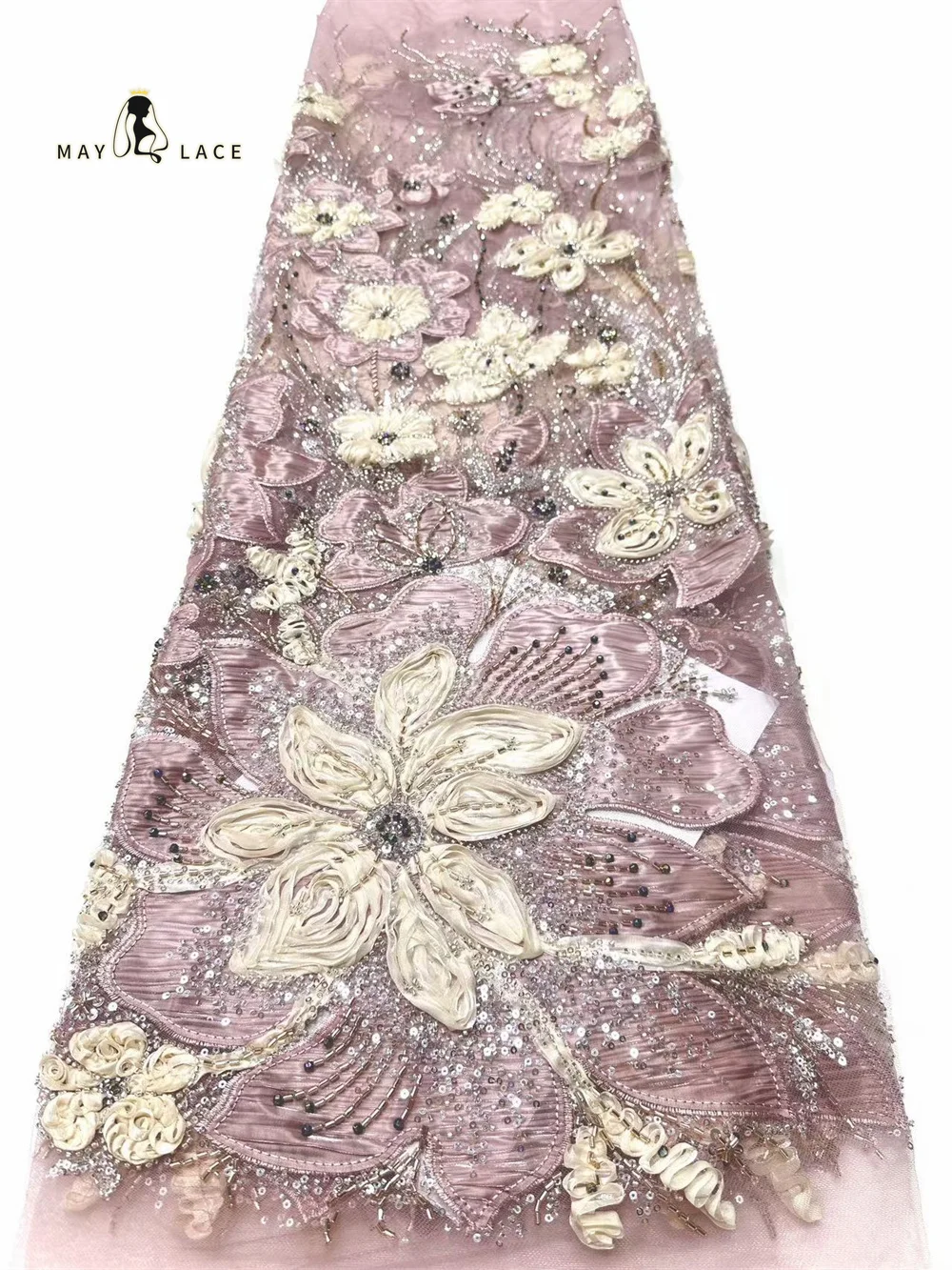 Elegant Party Luxury Party Gown African Handcrafted Heavy Beaded Sequins Lace Fabric 2026 Luxury French Tulle 3D Lace Fabrics
Elegant Party Luxury Party Gown African Handcrafted Heavy Beaded Sequins Lace Fabric 2026 Luxury French Tulle 3D Lace Fabrics