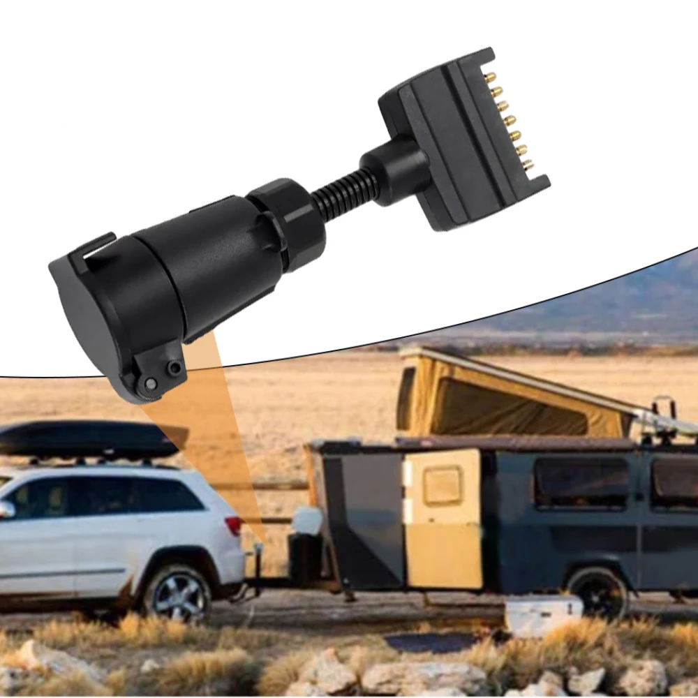 1 Pc For Australian 7 way Round Female Plug to US 7 way Male Plug on Caravan and Trailer 12 V Trailer Light Converter
1 Pc For Australian 7 way Round Female Plug to US 7 way Male Plug on Caravan and Trailer 12 V Trailer Light Converter