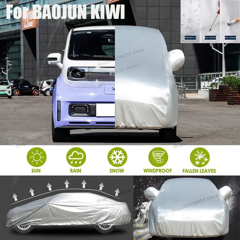 For BAOJUN KIWI Auto parts Anti snow Anti dust Sunscreen Anti-uv Anti peeling paint And Anti Rainwater 210t car cover Car cover
For BAOJUN KIWI Auto parts Anti snow Anti dust Sunscreen Anti-uv Anti peeling paint And Anti Rainwater 210t car cover Car cover