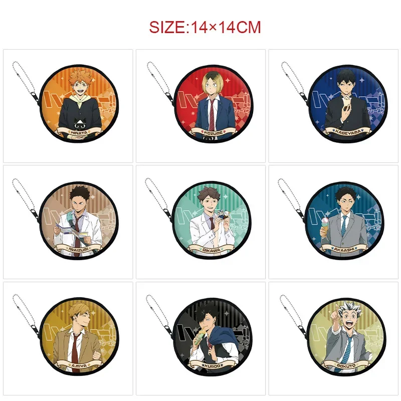 Anime Haikyuu!! Shoyo Hinata Tobio Daichi Cartoon Students Boys Girls Teenage Round Earphones Coin Purse Money Bag Keychain
Anime Haikyuu!! Shoyo Hinata Tobio Daichi Cartoon Students Boys Girls Teenage Round Earphones Coin Purse Money Bag Keychain