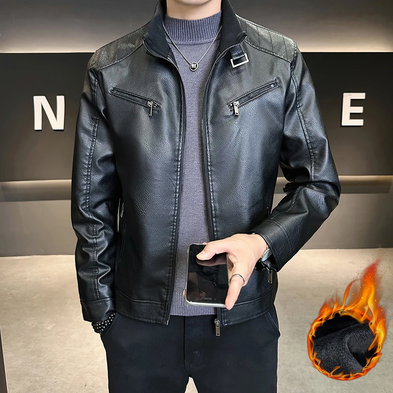 Новая мужская куртка из искусственной кожи 2025 года, повседневная, в мотоциклетном стиле, осенне-зимняя, модная, с воротником-стойкой, рабочая, на молнии
Новая мужская куртка из искусственной кожи 2025 года, повседневная, в мотоциклетном стиле, осенне-зимняя, модная, с воротником-стойкой, рабочая, на молнии