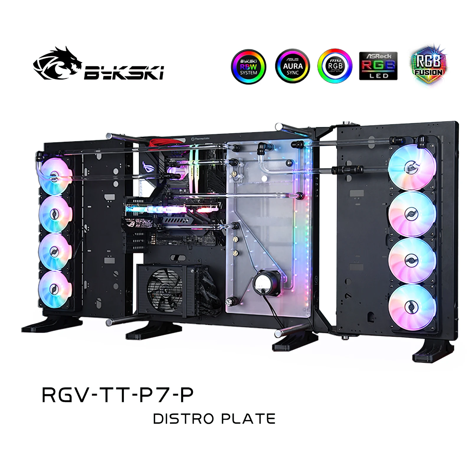 Комплект водяного охлаждения Bykski Distro Plate для корпуса TT Core P7, процессор, графический процессор RGB RGV-TT-P7-P
Комплект водяного охлаждения Bykski Distro Plate для корпуса TT Core P7, процессор, графический процессор RGB RGV-TT-P7-P