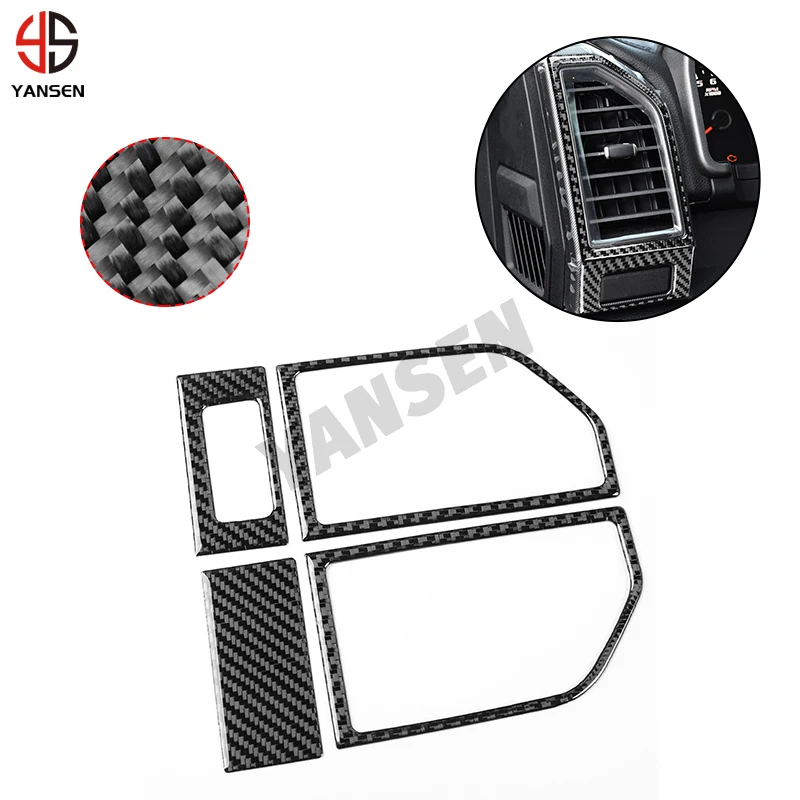 Carbon Fiber Sticker For Ford Raptor F150 2015-2020 2016 Central Console Air Outlet Vent Cover Interior Accessories
Carbon Fiber Sticker For Ford Raptor F150 2015-2020 2016 Central Console Air Outlet Vent Cover Interior Accessories