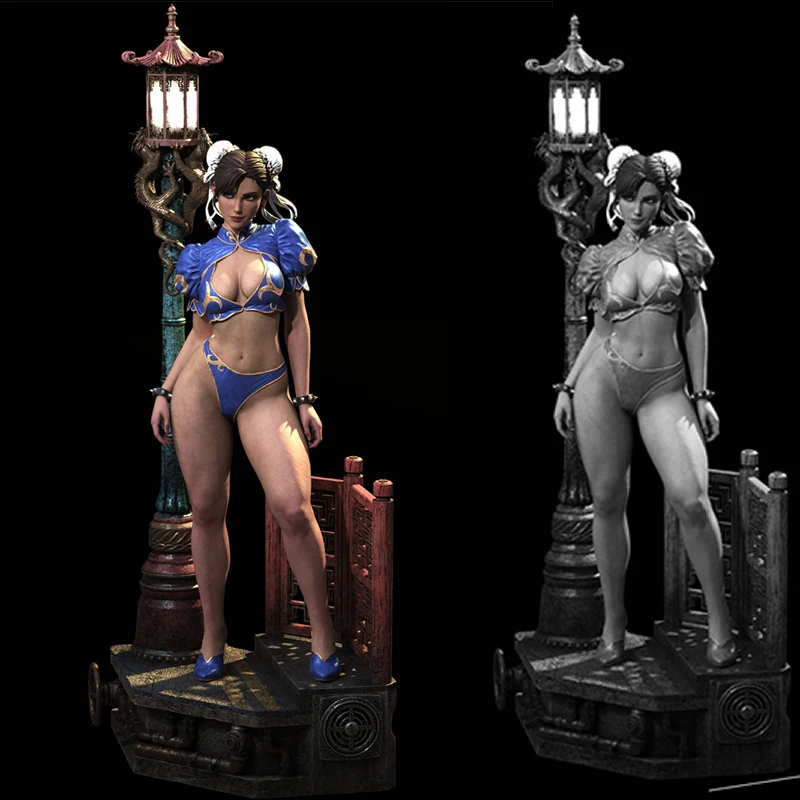 25CM Game Character 7369 Chun Li 3D Print Model Unassembled Unpainted GK Figure White Resin Model Kit
25CM Game Character 7369 Chun Li 3D Print Model Unassembled Unpainted GK Figure White Resin Model Kit