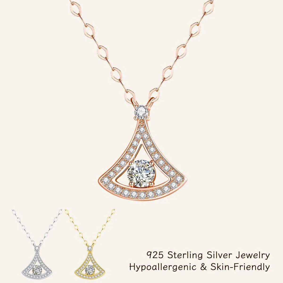 Модная веерообразная форма D Цвет VVS1 Муассанит Подвеска из стерлингового серебра 925 пробы Цепочка Ожерелье Повседневная одежда Гипоаллергенные украшения для нее
Модная веерообразная форма D Цвет VVS1 Муассанит Подвеска из стерлингового серебра 925 пробы Цепочка Ожерелье Повседневная одежда Гипоаллергенные украшения для нее