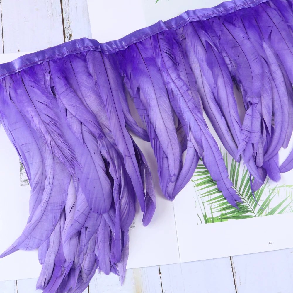 2M Multicolor Natural Rooster Feather Trim 25-30cm plume Fringe Ribbon for DIY Crafts Carnival Party Headdress Clothing Costume
2M Multicolor Natural Rooster Feather Trim 25-30cm plume Fringe Ribbon for DIY Crafts Carnival Party Headdress Clothing Costume
