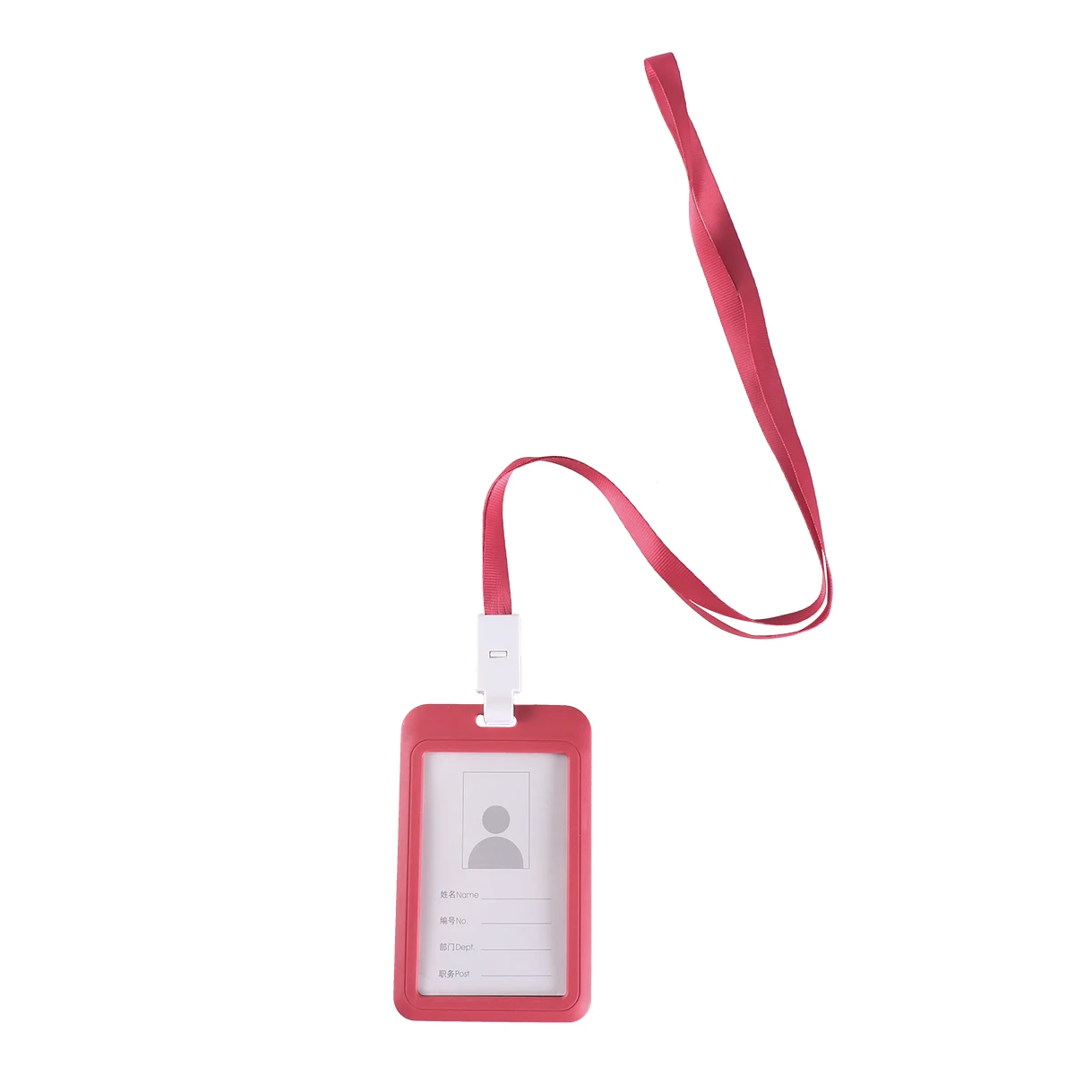 Badge Lanyard Hanging Rope For Id Card Pass School Work Lanyard Chest Plastic Protection Case Red
Badge Lanyard Hanging Rope For Id Card Pass School Work Lanyard Chest Plastic Protection Case Red