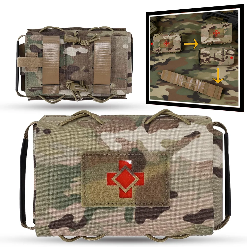 Тактическая аптечка Molle, двухсекционная система для выживания, медицинский рулонный чехол, военный поясной подсумок для быстрой оказания первой помощи, для охоты
Тактическая аптечка Molle, двухсекционная система для выживания, медицинский рулонный чехол, военный поясной подсумок для быстрой оказания первой помощи, для охоты