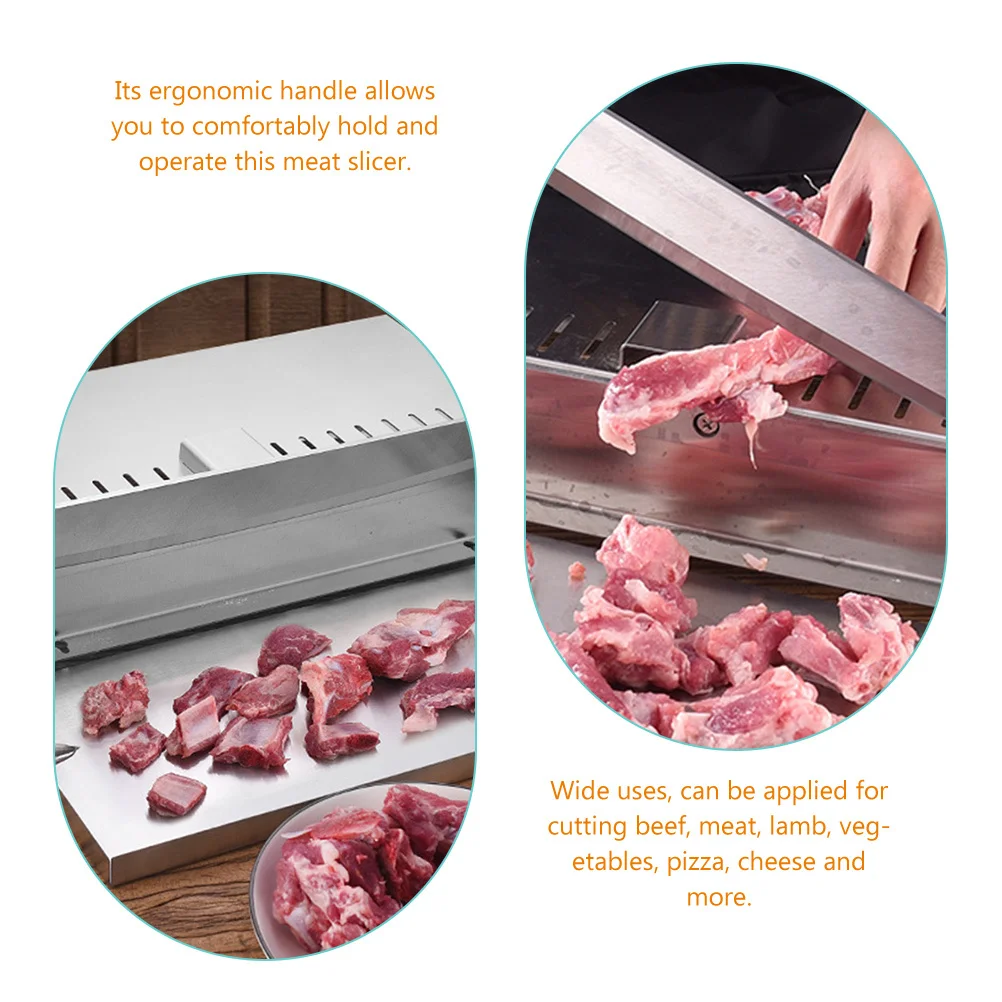 Meat Slicer Manual Cutter for Beef Chicken Fish Meat Cutter Tool Suitable for Bbq Hot Pot Restaurant
Meat Slicer Manual Cutter for Beef Chicken Fish Meat Cutter Tool Suitable for Bbq Hot Pot Restaurant
