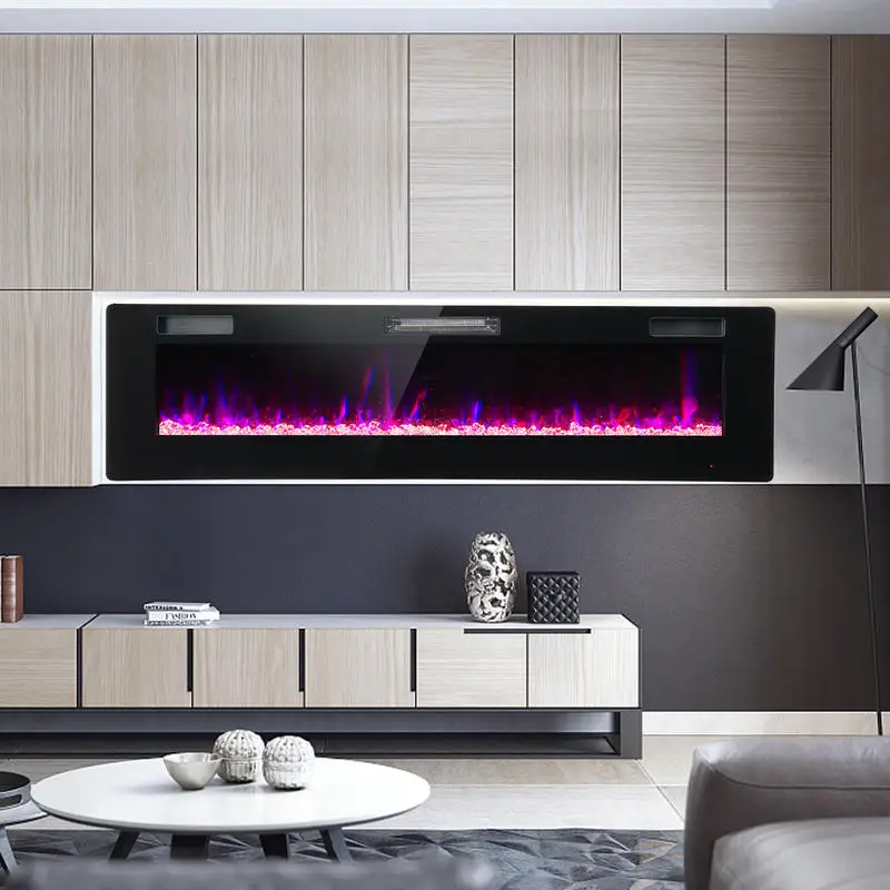 60 Inches Ultra-thin Electric Fireplace with Remote Control and Timer Function
60 Inches Ultra-thin Electric Fireplace with Remote Control and Timer Function