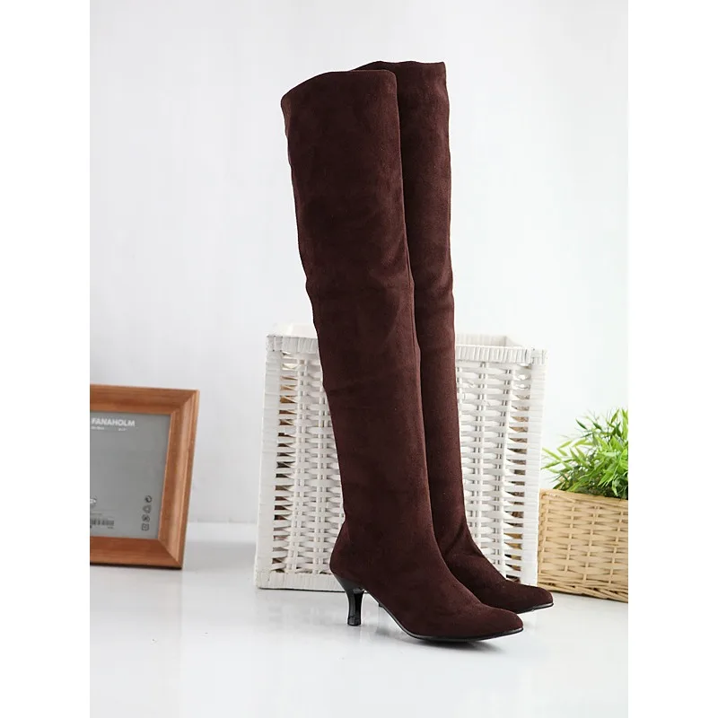 Fashion Women's Boots Knee High Korean Style Knight Boots 6CM Stiletto New Winter Suede High Tube Nightclub High Heel Women Shoe
Fashion Women's Boots Knee High Korean Style Knight Boots 6CM Stiletto New Winter Suede High Tube Nightclub High Heel Women Shoe