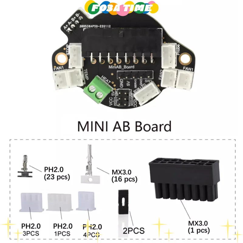 Плата MiniAB для 3D-принтера Hot End, быстрая замена, экструдер Sherpa/Libra MineSunrise, совместимый с двигателями 36 мм/42 мм
Плата MiniAB для 3D-принтера Hot End, быстрая замена, экструдер Sherpa/Libra MineSunrise, совместимый с двигателями 36 мм/42 мм