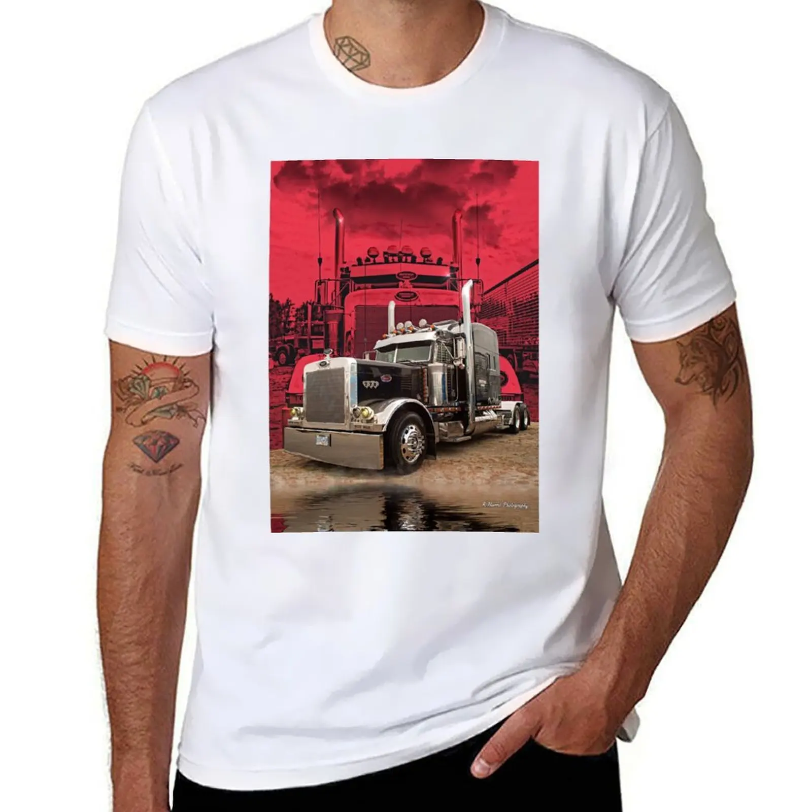 Peterbilt with Red Peterbilt background T-Shirt anime t shirts for man t shirt for man 100 percent cotton T-Shirt
Peterbilt with Red Peterbilt background T-Shirt anime t shirts for man t shirt for man 100 percent cotton T-Shirt