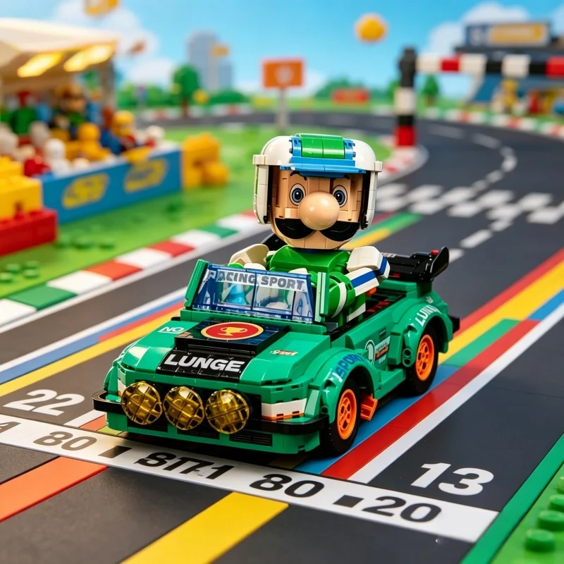 2026 Game Style Cartoon Racing Car With Figure Building Block Model MOC Creative Assembly Desktop Ornament
2026 Game Style Cartoon Racing Car With Figure Building Block Model MOC Creative Assembly Desktop Ornament