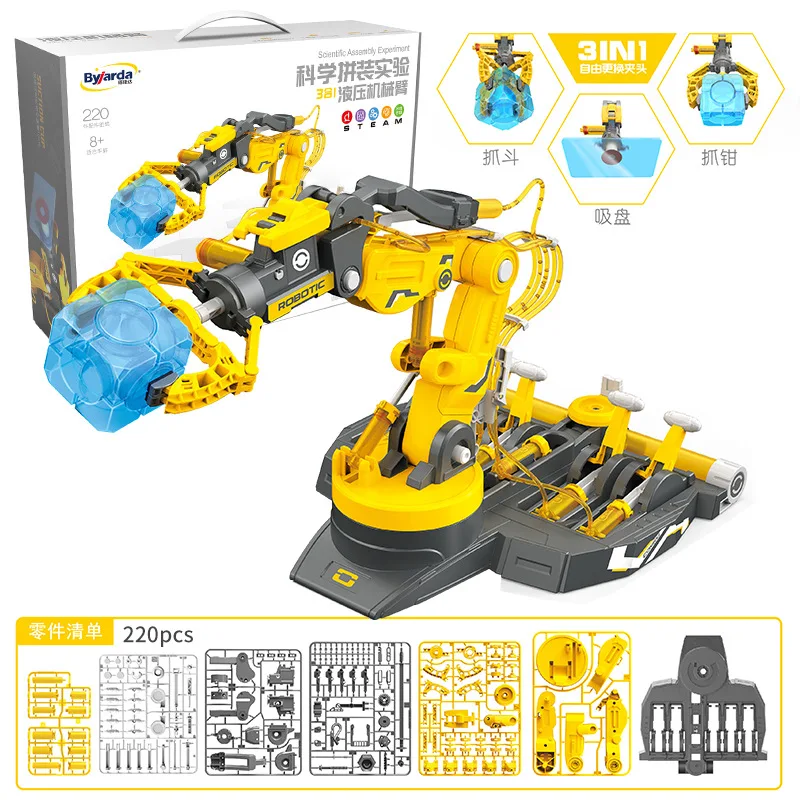 Kids 3 In 1 Hydraulic Mechanical Arm Building Blocks Educational Toy for Birthday Gift
Kids 3 In 1 Hydraulic Mechanical Arm Building Blocks Educational Toy for Birthday Gift