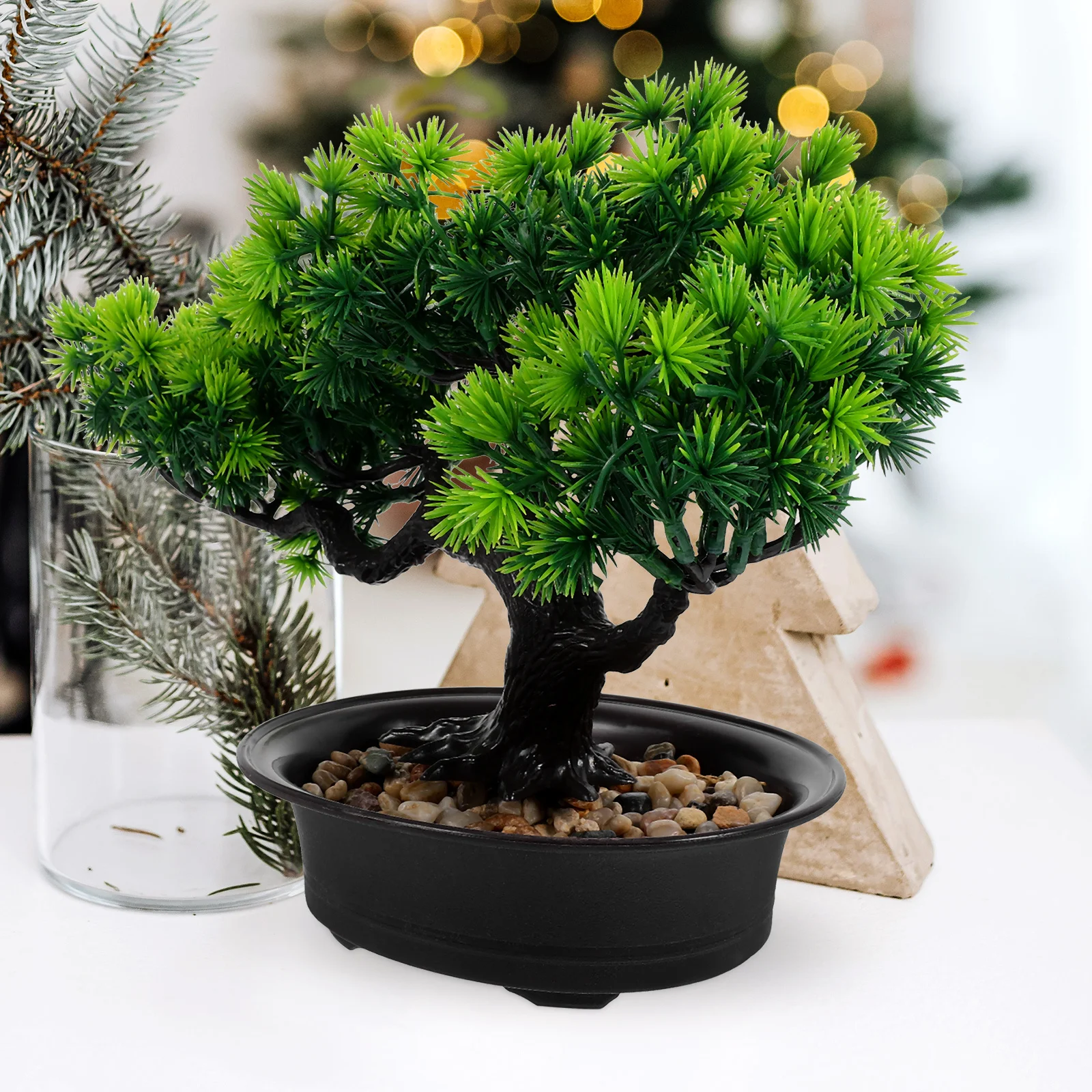 Simulation Tree Plant Artificial Pine Bonsai Realistic Fake Plants Decor for Living Room Bedroom Tabletop Household Fake Pine
Simulation Tree Plant Artificial Pine Bonsai Realistic Fake Plants Decor for Living Room Bedroom Tabletop Household Fake Pine