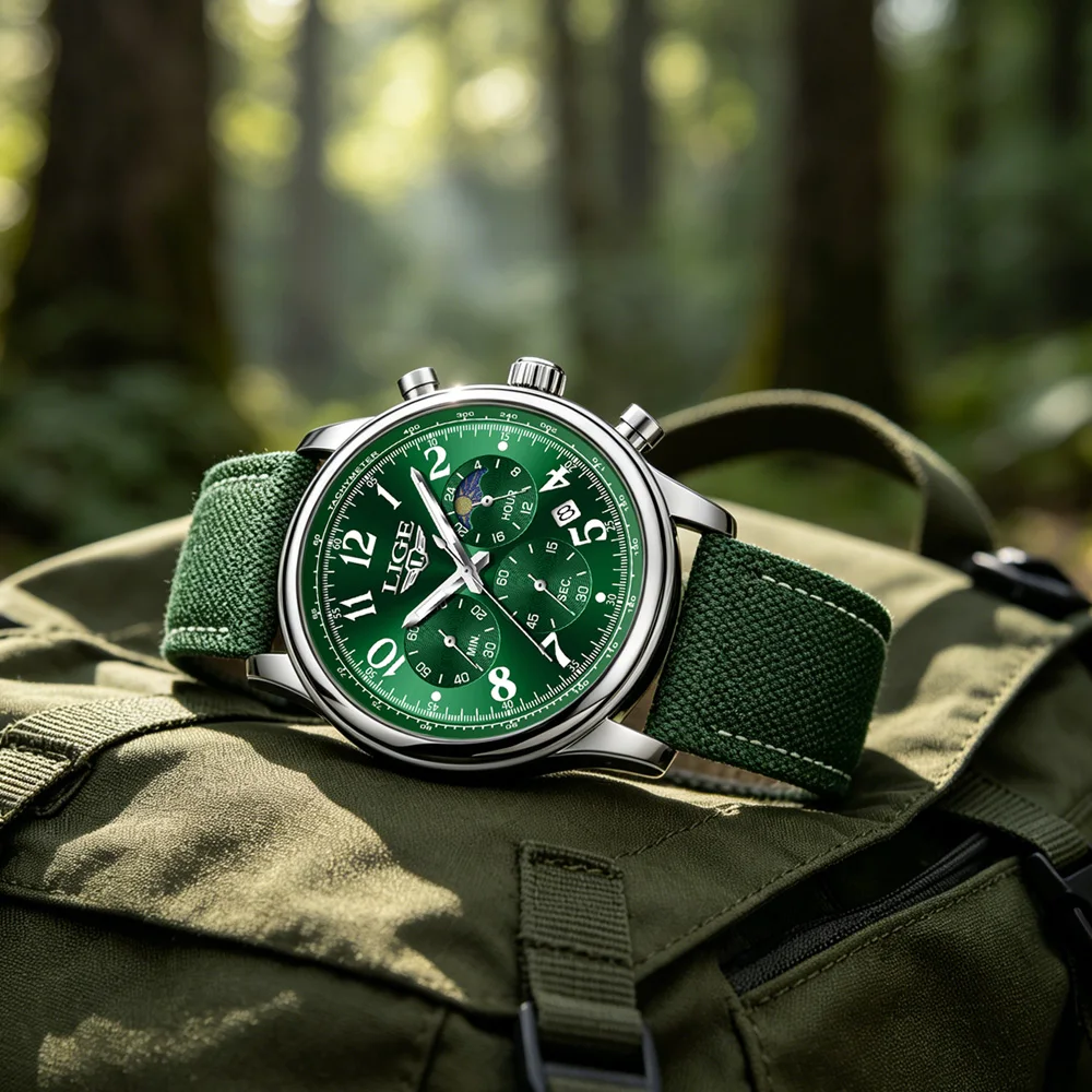 LIGE Luxury Fashion Business Men Watch Waterproof Luminous Chronograph Nylon Leather Date Man Wristwatch Quartz Men's Watches
LIGE Luxury Fashion Business Men Watch Waterproof Luminous Chronograph Nylon Leather Date Man Wristwatch Quartz Men's Watches