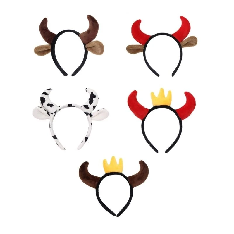 Adorkable Cow Horn Headpiece Proms Birthday Hairbands Fun Headwear Cartoon Cow Ear Festive Hair Headwear Y166
Adorkable Cow Horn Headpiece Proms Birthday Hairbands Fun Headwear Cartoon Cow Ear Festive Hair Headwear Y166