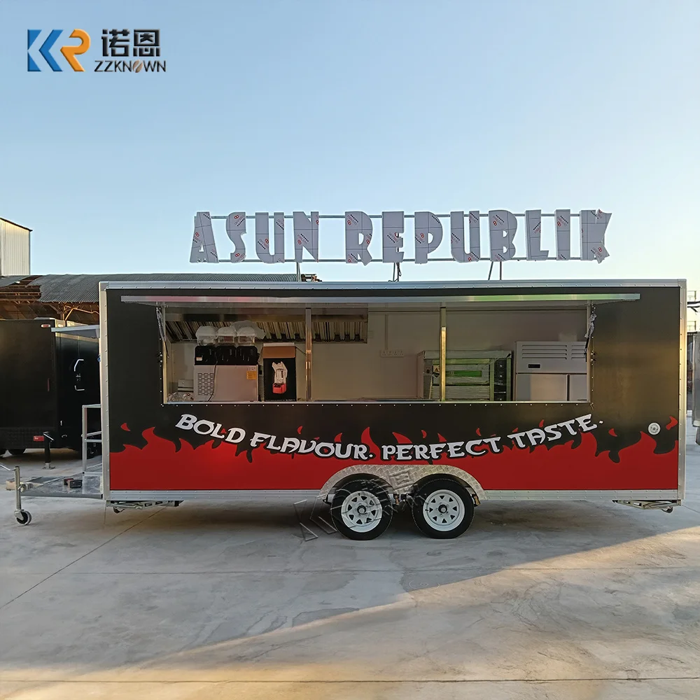 Mobile Fiberglass Fast Food Snack Food Trailer with Rust Resistant Insulated Compartments for Street Vending and Catering
Mobile Fiberglass Fast Food Snack Food Trailer with Rust Resistant Insulated Compartments for Street Vending and Catering