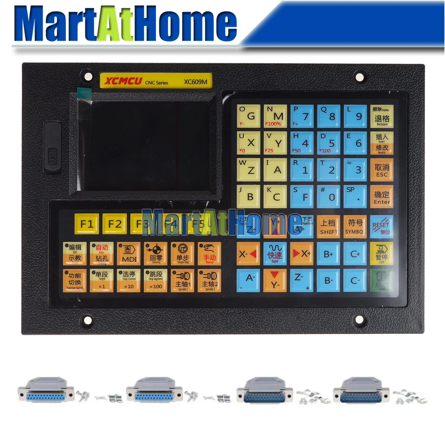 XC609M 1 ~ 6-осевая USB-система управления ЧПУ G-код FANUC Поддержка автономного фрезерования Растание Резьба Сверление Подача
XC609M 1 ~ 6-осевая USB-система управления ЧПУ G-код FANUC Поддержка автономного фрезерования Растание Резьба Сверление Подача