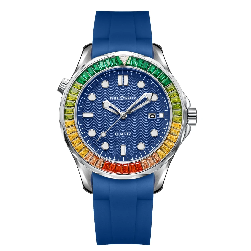 Men's personality casual fashion sports watch,waterproof luminous calendar multifunctional sports silicone strap watch man charm
Men's personality casual fashion sports watch,waterproof luminous calendar multifunctional sports silicone strap watch man charm