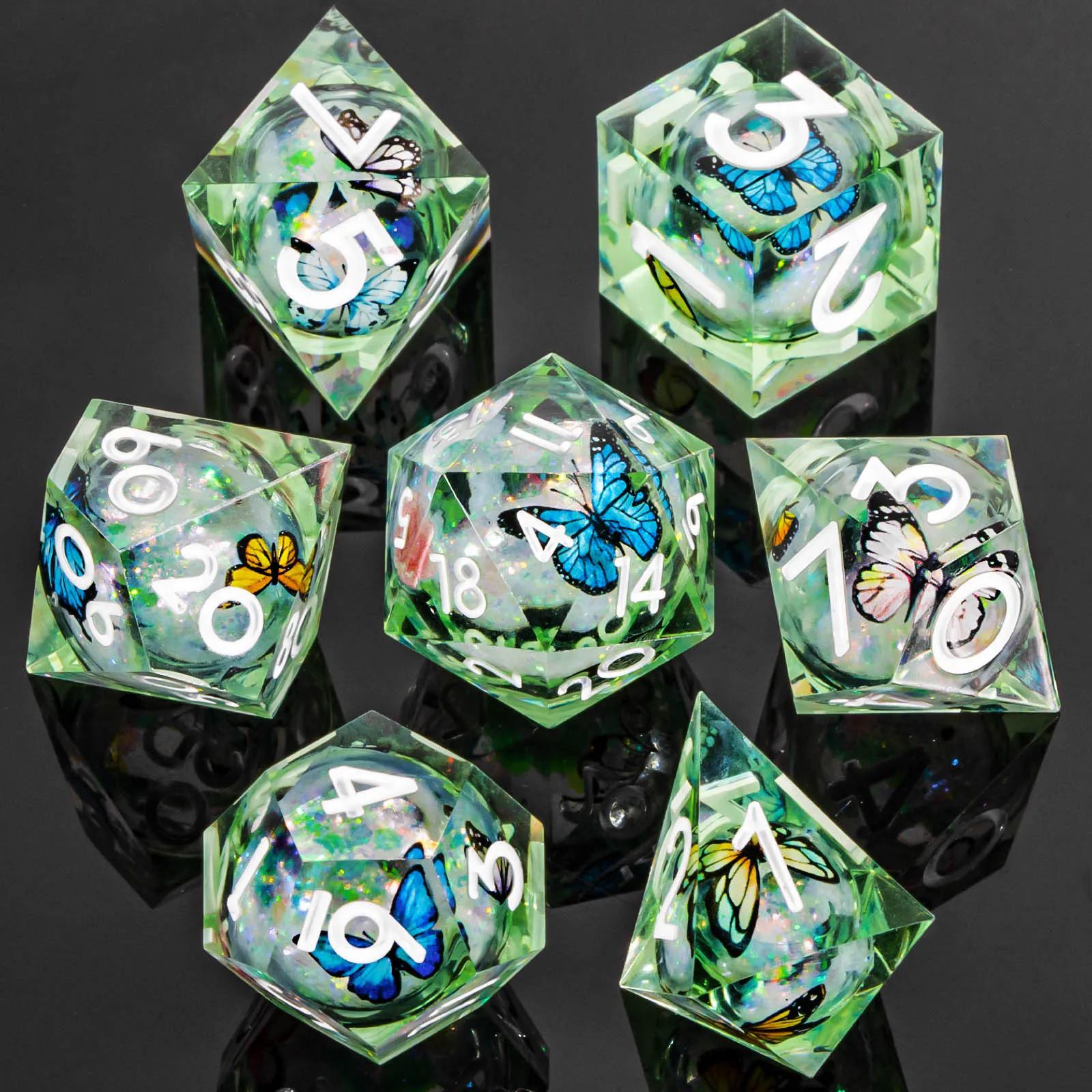 Liquid Core D&D Dice Set DND, Sharp Edge Resin Dungeon and Dragon Dice, Role Playing RPG D and D Dice D20 D12 D10 D8 D6 D4
Liquid Core D&D Dice Set DND, Sharp Edge Resin Dungeon and Dragon Dice, Role Playing RPG D and D Dice D20 D12 D10 D8 D6 D4