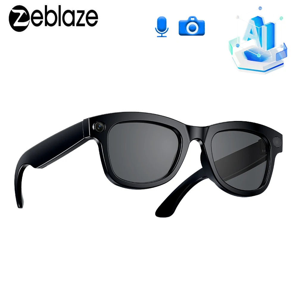 Zeblaze Eyewear AI Shooting Glasses High-Res Photo&Video Open-ear Audio Personalized AI with ChatGPT-4o Wi-Fi 5Ghz 32GB Storage
Zeblaze Eyewear AI Shooting Glasses High-Res Photo&Video Open-ear Audio Personalized AI with ChatGPT-4o Wi-Fi 5Ghz 32GB Storage