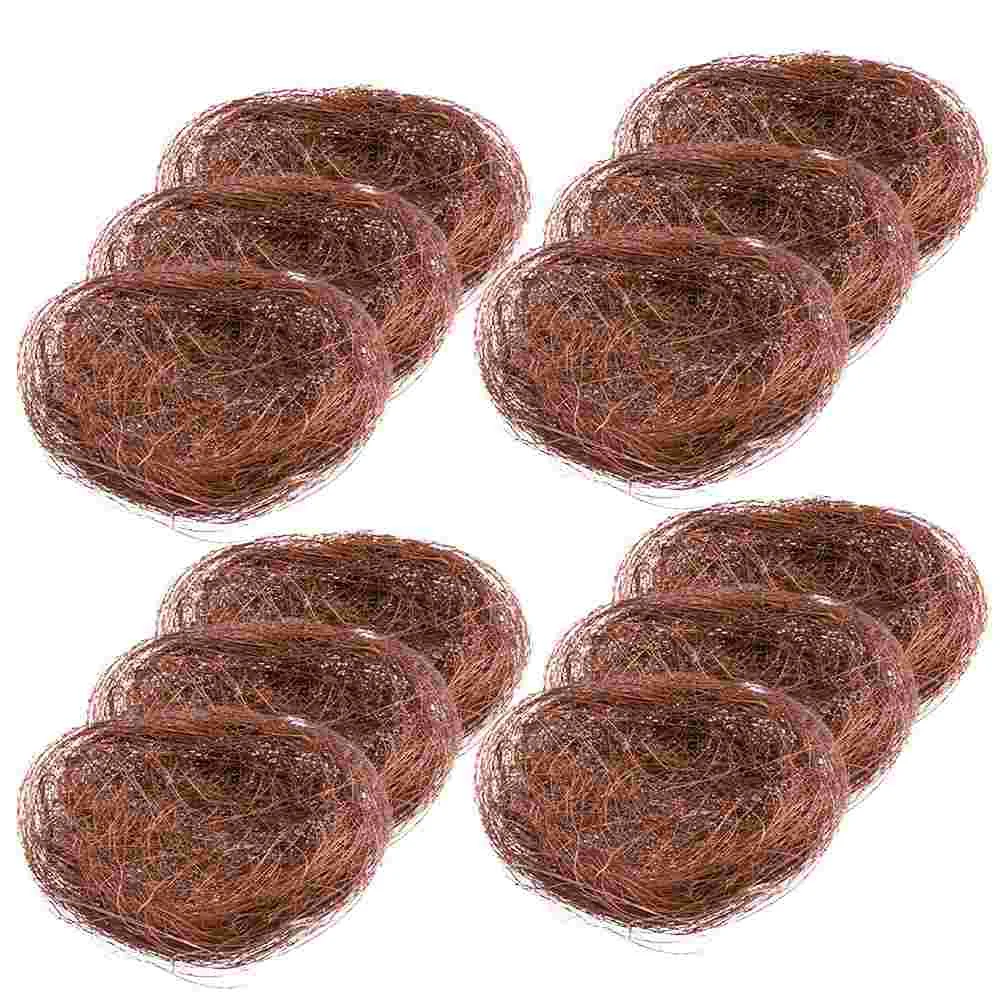 12 Pcs Birds Nest Bird's Plate Decoration Pet Feeder Artificial Mini Garden Travel
12 Pcs Birds Nest Bird's Plate Decoration Pet Feeder Artificial Mini Garden Travel