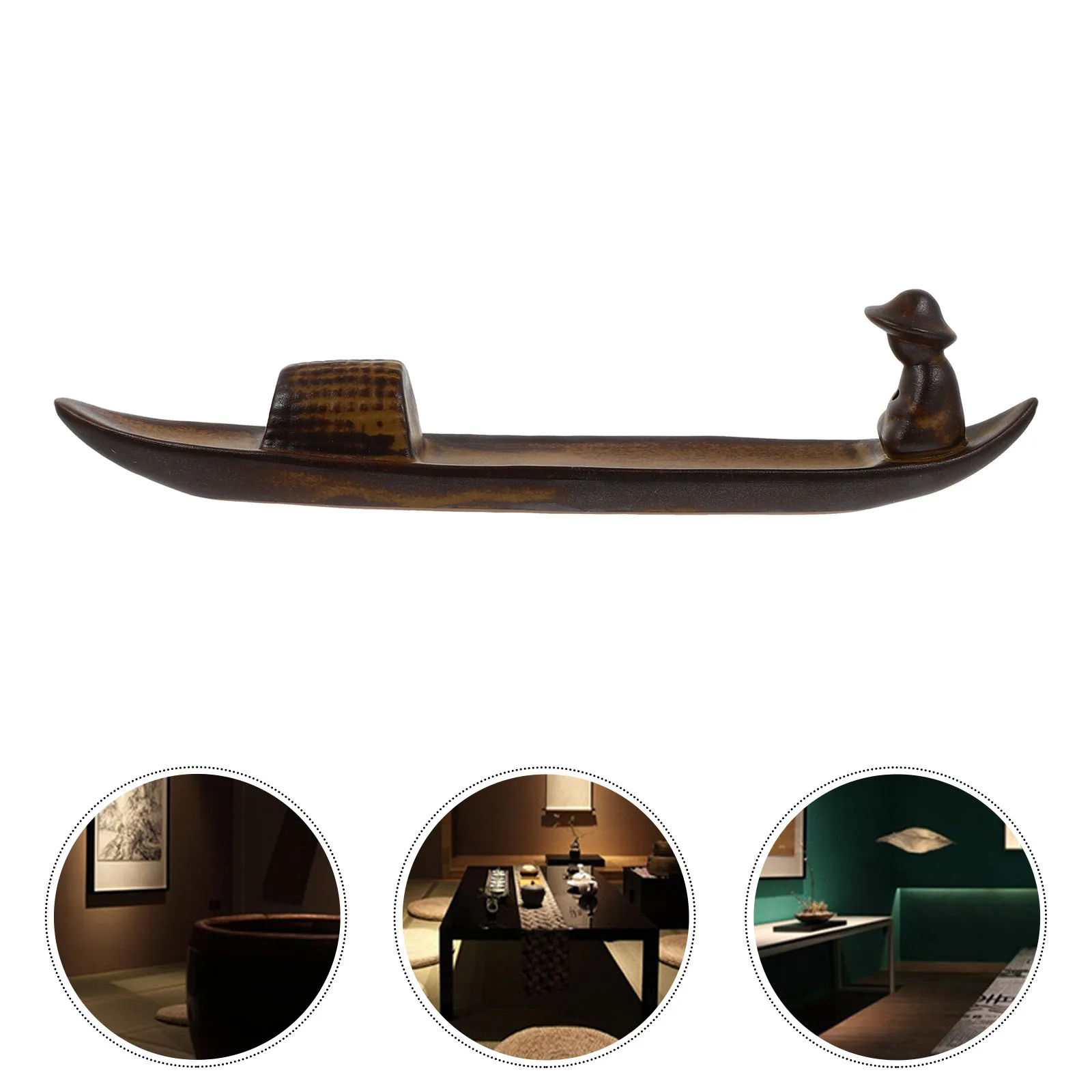 1Pcs Ceramic Vintage Boat Design Incense Stick Holder Classic Stick Incense Burner Meditation Yoga Home Decor Aroma
1Pcs Ceramic Vintage Boat Design Incense Stick Holder Classic Stick Incense Burner Meditation Yoga Home Decor Aroma