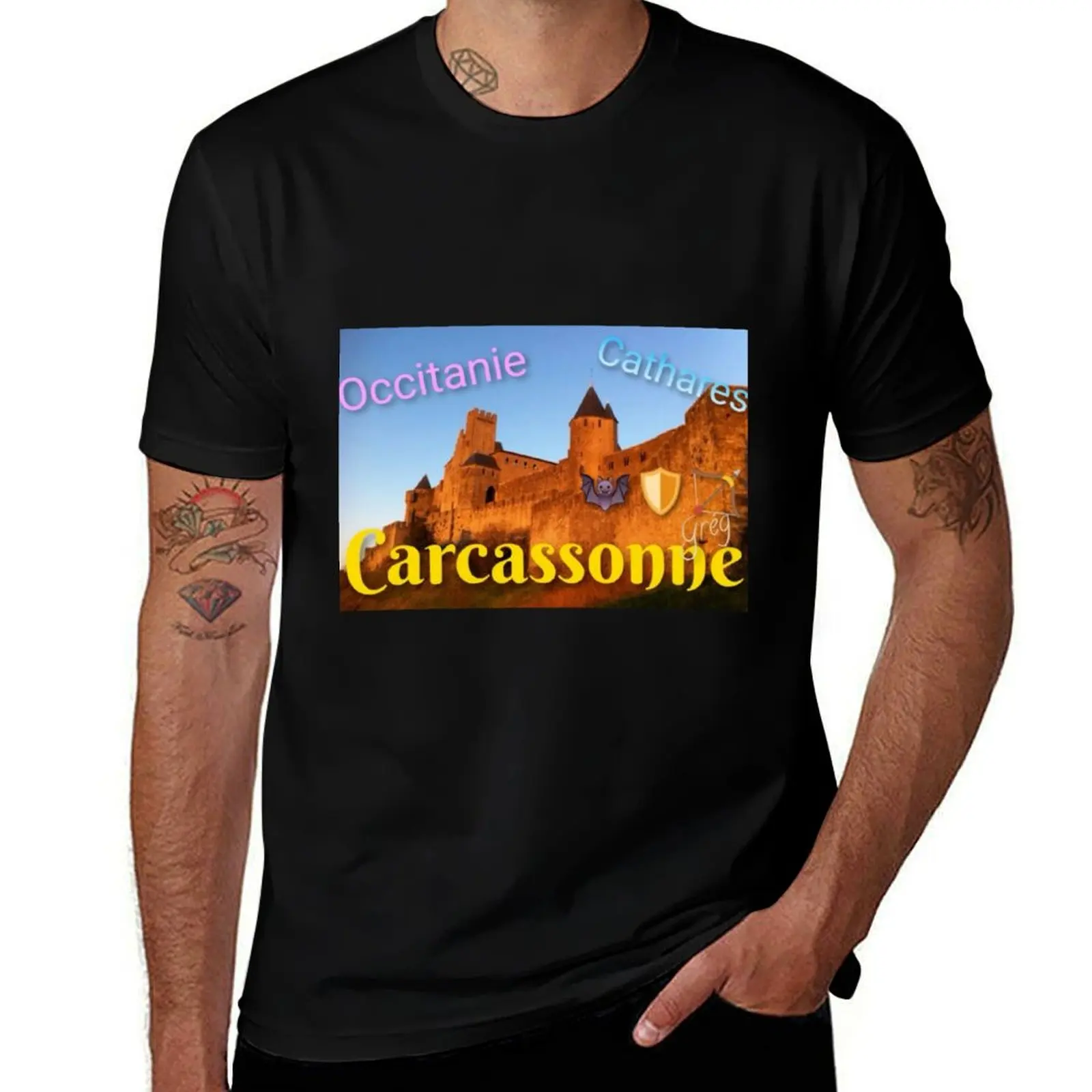 Carcassonne Cathars Occitanie T-Shirt t shirts for man graphic cars funny t shirts dark humor T-Shirt
Carcassonne Cathars Occitanie T-Shirt t shirts for man graphic cars funny t shirts dark humor T-Shirt