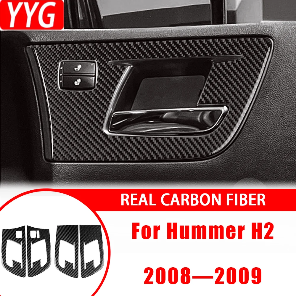 Carbon Fiber Inner Door Handle Puller Decorative Protect Panel For Hummer H2 2008—2009 Interior Cover Trim Sticker Modification
Carbon Fiber Inner Door Handle Puller Decorative Protect Panel For Hummer H2 2008—2009 Interior Cover Trim Sticker Modification
