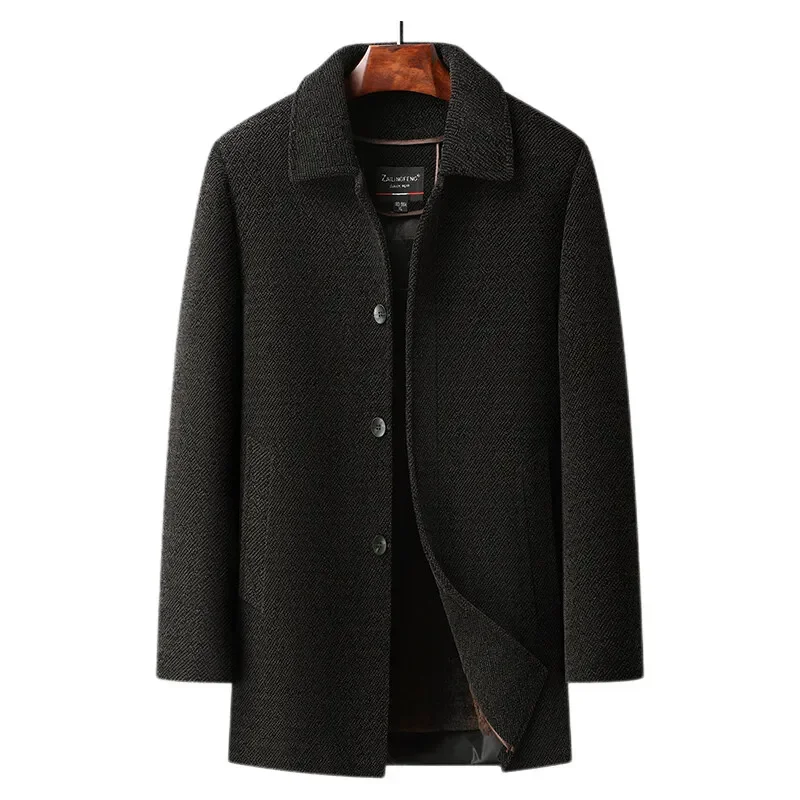 Casual Men's Fleece Thicken Liner & Fur Collar Detachable Woolen Coats Nice Winter Top Overcoat Outwear Warm Windbreaker Jac
Casual Men's Fleece Thicken Liner & Fur Collar Detachable Woolen Coats Nice Winter Top Overcoat Outwear Warm Windbreaker Jac