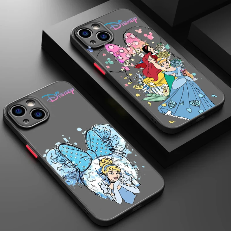 Disney Princess Cartoon Cute Frosted Translucent For Apple iPhone 16 15 14 13 12 11 XS XR X Pro Max Plus Mini Back Phone Case
Disney Princess Cartoon Cute Frosted Translucent For Apple iPhone 16 15 14 13 12 11 XS XR X Pro Max Plus Mini Back Phone Case