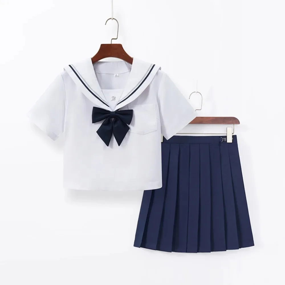 Japanese College Style JK School Uniform Set, Sailor Suit & High‑Waist Short Pleated Skirt for Students Campus Daily Casual Wear
Japanese College Style JK School Uniform Set, Sailor Suit & High‑Waist Short Pleated Skirt for Students Campus Daily Casual Wear