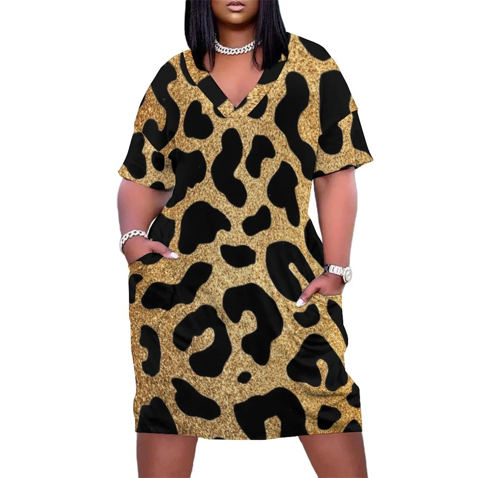 Glitter Leopard Loose Pocket Dress evening dresses women ladies dresses for women 2025 dress women elegant luxury
Glitter Leopard Loose Pocket Dress evening dresses women ladies dresses for women 2025 dress women elegant luxury