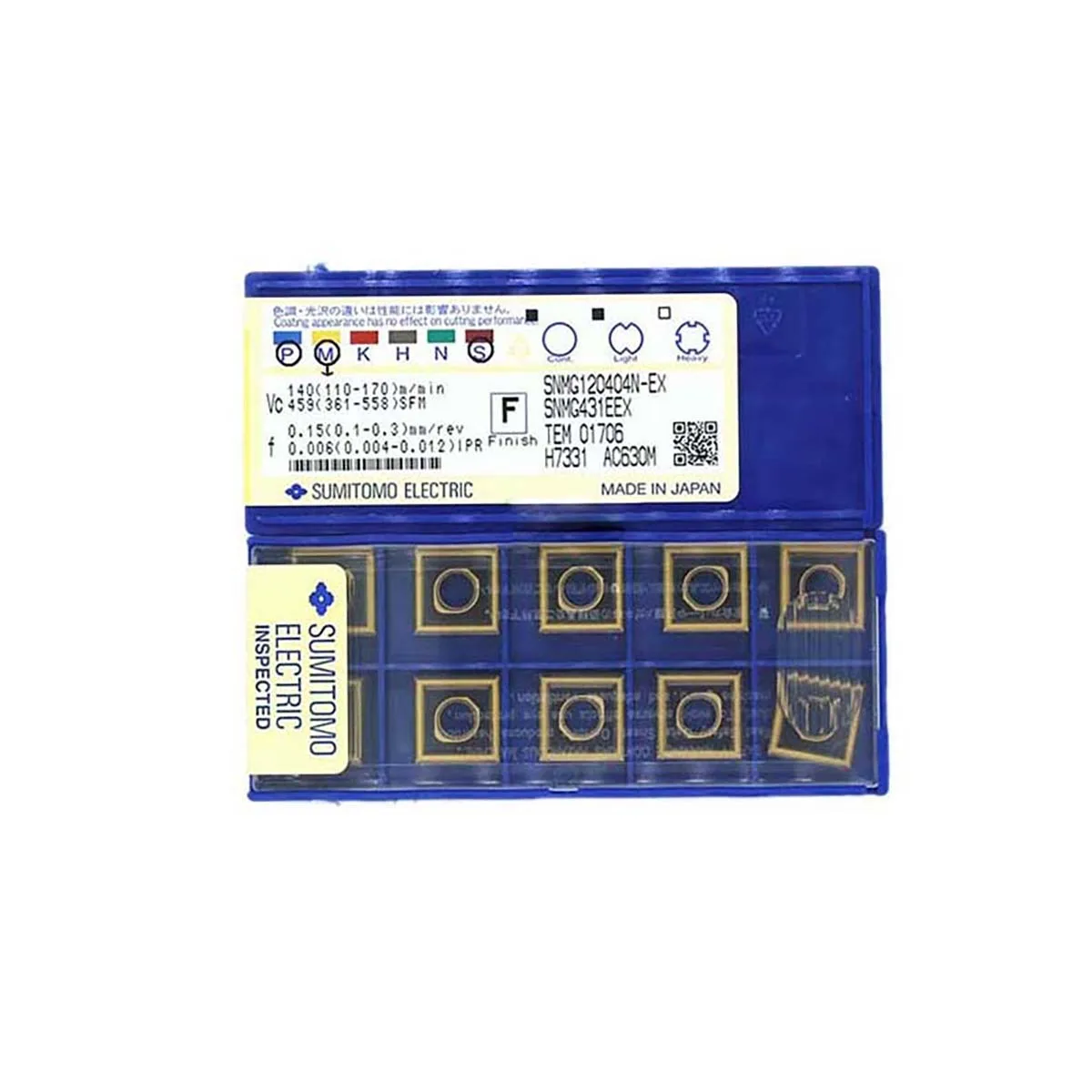 100% Оригинальный токарный инструмент SUMITOMO SNMG SNMG120408N SNMG120412N SNMG120404N SNMG150612N 
100% Оригинальный токарный инструмент SUMITOMO SNMG SNMG120408N SNMG120412N SNMG120404N SNMG150612N