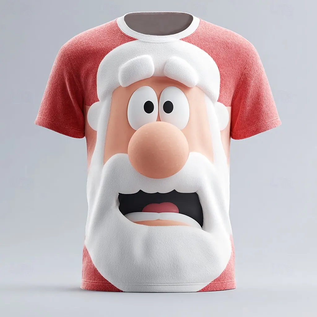 3D Print White Beard Man Graphic T-Shirts Abstract Pattern Short Sleeve Tees For Men Women Christmas Theme Casual Unisex Clothes
3D Print White Beard Man Graphic T-Shirts Abstract Pattern Short Sleeve Tees For Men Women Christmas Theme Casual Unisex Clothes