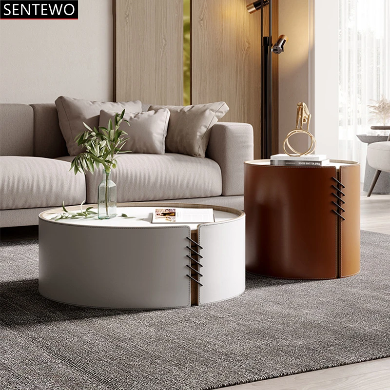 Modern Living Room Furniture Creative Modern Apartment Comfortable Leather Wooden Decoration Coffee Table meuble
Modern Living Room Furniture Creative Modern Apartment Comfortable Leather Wooden Decoration Coffee Table meuble