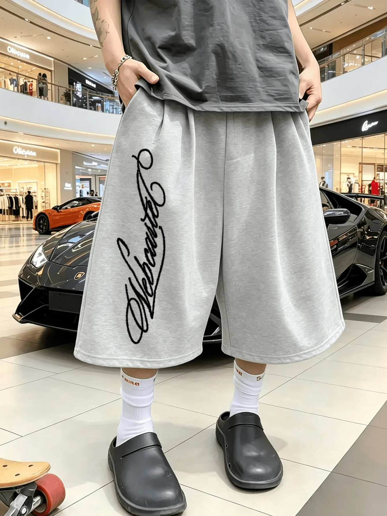 Men's Casual Sports Pants with Y2K Printed Letter Pattern Shorts, Summer Street Fashion Shorts
Men's Casual Sports Pants with Y2K Printed Letter Pattern Shorts, Summer Street Fashion Shorts