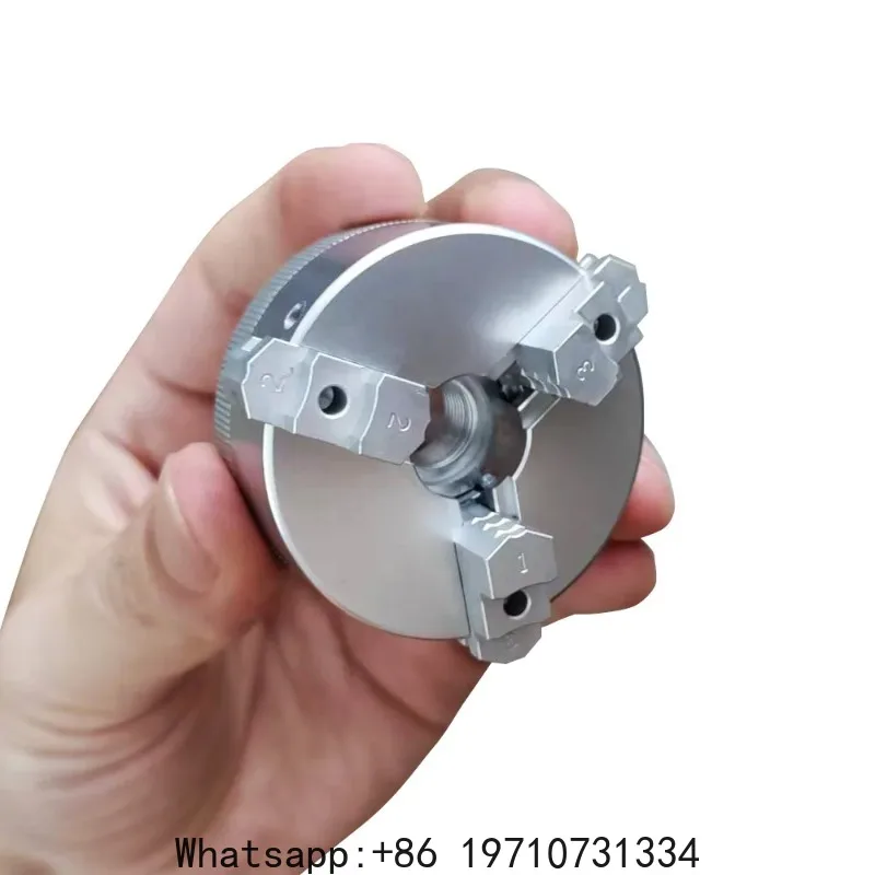 50mm Mini Three Jaw Chuck for Lathe Bench GrinderElectric Drill Aluminum Alloy Self Centering Woodworking Turning Chuck
50mm Mini Three Jaw Chuck for Lathe Bench GrinderElectric Drill Aluminum Alloy Self Centering Woodworking Turning Chuck