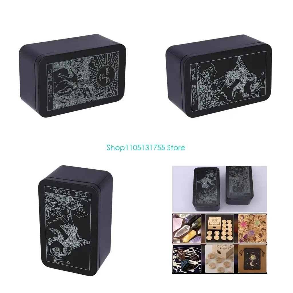 K0EF Cards Container Jewelry Storage Case Packing Game Empty Tarots Storage Box
K0EF Cards Container Jewelry Storage Case Packing Game Empty Tarots Storage Box