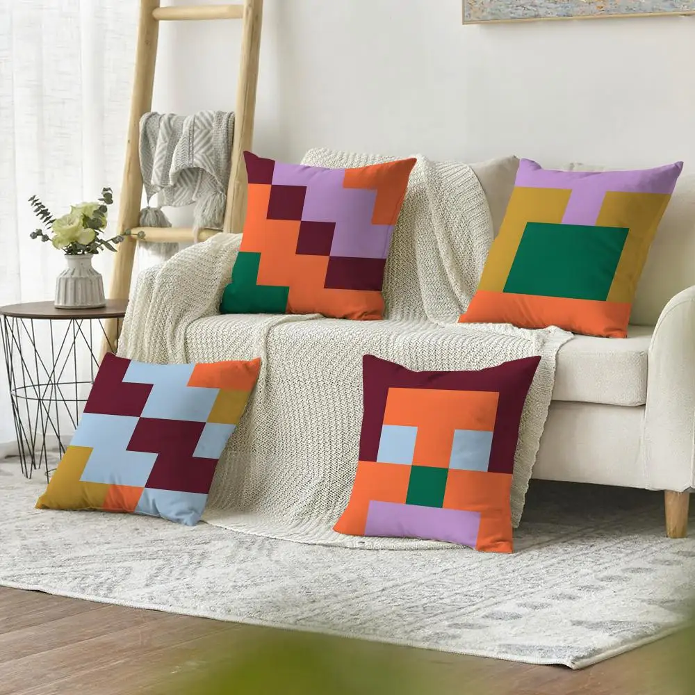 Memphis-style pixel geometry Cushion Cover Organic Linen Pillow Case Double-Sided Print Cushion Cover for Sofa Home Decor Gift
Memphis-style pixel geometry Cushion Cover Organic Linen Pillow Case Double-Sided Print Cushion Cover for Sofa Home Decor Gift