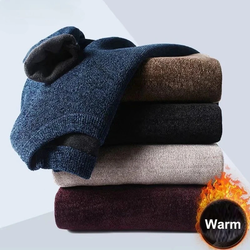 Men's Sweater Thickened Knitted Pullover Fashion Casual Sweater Male Autumn Winter Warm Top Knitwear Mens Clothing Outwear 4XL
Men's Sweater Thickened Knitted Pullover Fashion Casual Sweater Male Autumn Winter Warm Top Knitwear Mens Clothing Outwear 4XL